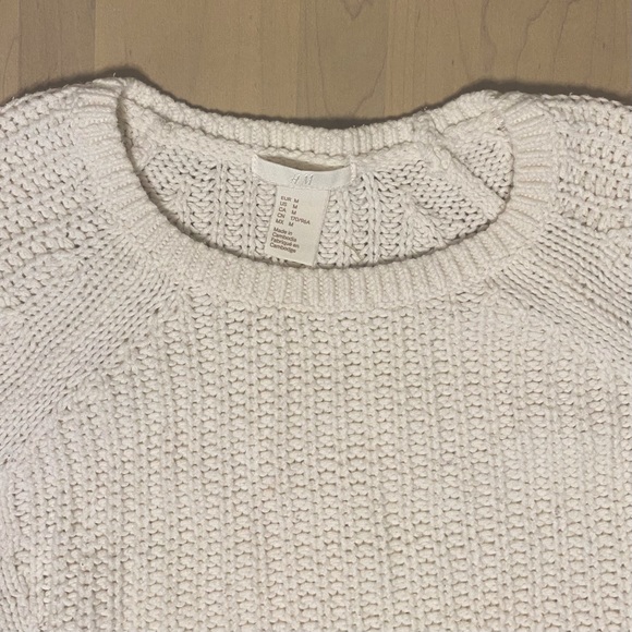 H&M Off-White / Cream Sweater - M - Picture 3 of 4